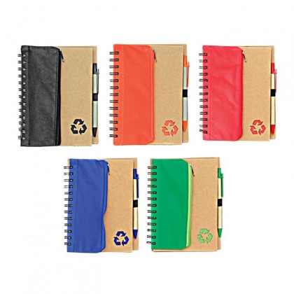 Eco Notepad With Pencil Pouch